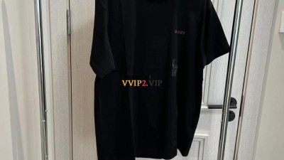 버버리 BURBERRY 모노그램 코튼 오버사이즈 반팔티셔츠 블랙 8057548 검수사진 ☆☆☆☆☆ #vvip공장