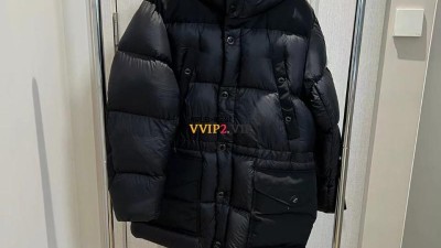 버버리 BURBERRY 23SS 로고 아플리케 다운 패딩 8043845 SIZE XS S M L XL ※그레이 오리털 80% + 울 캐시미어 혼방 퍼 칼라 검수사진 ☆☆☆☆☆ #vvip공장