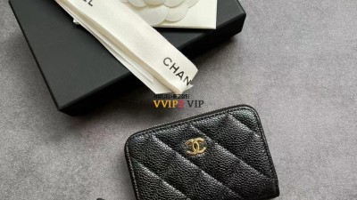 샤넬 CHANEL 클래식 지퍼돌이 동전지갑 카드지갑 블랙 캐비어 금장 AP0216 검수사진 ☆☆☆☆☆ #지존샵