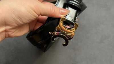 셀린느 CELINE 트리오페 벨트 2.5cm 미듐 블랙 45AK93A01 38NO 검수사진 ☆☆☆☆☆ #vvip공장
