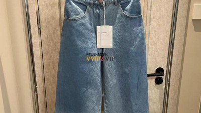 샤넬 CHANEL 24C 크루즈컬렉션 와이드 데님팬츠 청바지 P76361 SIZE 34 36 38 검수사진 ☆☆☆☆☆ #타지아