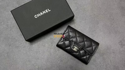 샤넬 CHANEL 클래식 카드지갑 슬롯/똑딱이 클똑 캐비어 은장 AP0214 검수사진 ☆☆☆☆☆ #지존샵