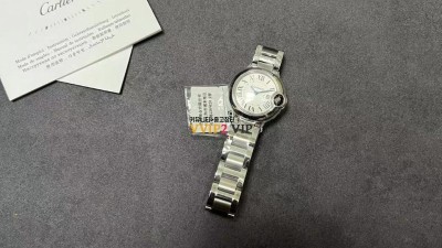 까르띠에 Cartier 발롱 블루 드 까르띠에 워치 W69010Z4 @ 28MM 스위스 쿼츠 무브먼트 검수사진 ☆☆☆☆☆ #V6공장