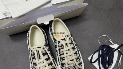 디올 DIOR 워크앤디올 플랫폼 스니커즈 오블리크 자수 로우탑 KCK385OBE SIZE 35~40 @ 굽 5cm 검수사진 ☆☆☆☆☆ #폭스샵