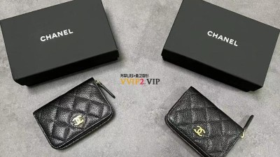 샤넬 CHANEL 클래식 지퍼돌이 동전지갑 카드지갑 블랙 캐비어 금장 AP0216 검수사진 ☆☆☆☆☆ #vvip공장