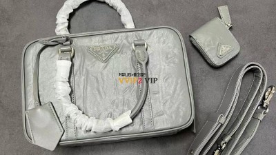 프라다 PRADA 미디엄 앤틱 나파 가죽 탑핸들백 크로스백 1BB092 SIZE 24*15.5*7cm 검수사진 ☆☆☆☆☆ #vvip공장