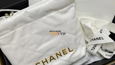 샤넬 CHANEL 22백 투투백 미니 화이트 금장 AS3980 검수사진 ☆☆☆☆☆ #지존샵