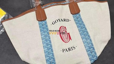 고야드 GOYARD 벨하라백 터콰이즈 블루 리버시블 토트백 검수사진 ☆☆☆☆☆