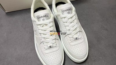 샤넬 CHANEL 에어포스 샤포스 CC로고 여자 스니커즈 운동화 화이트 G45079 검수사진 ☆☆☆☆☆
