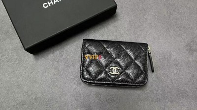 샤넬 CHANEL 클래식 지퍼돌이 동전지갑 카드지갑 블랙 캐비어 은장 AP0216 검수사진 ☆☆☆☆☆ #지존샵