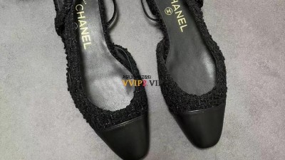 샤넬 CHANEL 투톤 슬링백 로우힐 2.5cm / 미들힐 4.5cm SIZE 35~40 검수사진 ☆☆☆☆☆