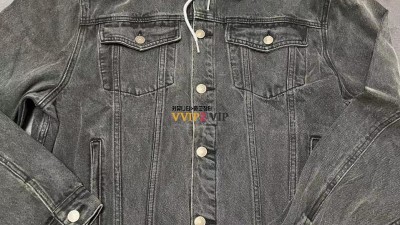 셀린느 CELINE 트러커 차콜 워시 데님 후디 자켓 2Q472947F SIZE XS S M L 검수사진 ☆☆☆☆☆ #터비에빵