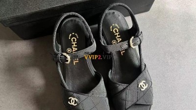 샤넬 CHANEL CC로고 플랫폼 웨지힐 샌들 G39918 검수사진 ☆☆☆☆☆