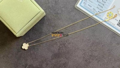반클리프 앤 아펠 Van Cleef & Arpels 빈티지 알함브라 펜던트 마더오브펄 옐로우골드 목걸이 여성 VCARA45900 검수사진 ☆☆☆☆☆ #18k+다이아몬드비밀공방