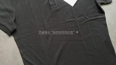 디올 CD 아이콘 013J800A0373 491 남자 카라 반팔티셔츠 검수사진