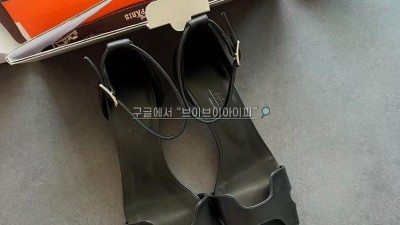 에르메스 조이 40 샌들 Sandales Joy40 35~40 굽 4cm 검수사진