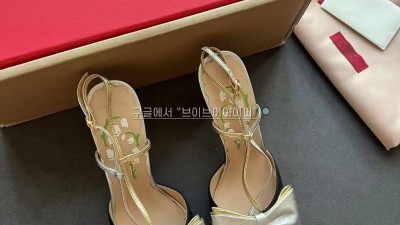 발렌티노 가라바니 플랫 슈즈 7W2S0MX5DDT098 AI25 WHITE 35~40 굽 8cm 검수사진