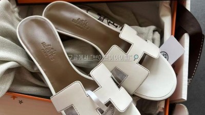 에르메스 HERMES 오란 & 오아시스 뮬 슬리퍼 샌들 35~42 검수사진