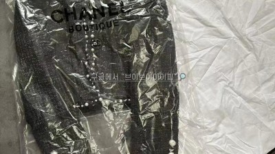 샤넬 25SS 진주 트위드 자켓 이미테이션 펄 숏 재킷 블랙 화이트 P78982 검수사진 #타지아