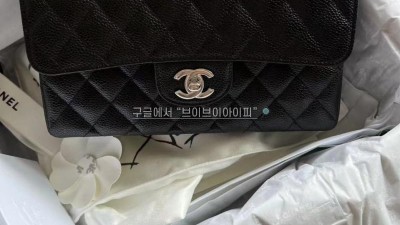 샤넬 CHANEL 클래식 클스 은장 캐비어 플랩백 SIZE 스몰 23cm A01113 검수사진 #지존샵