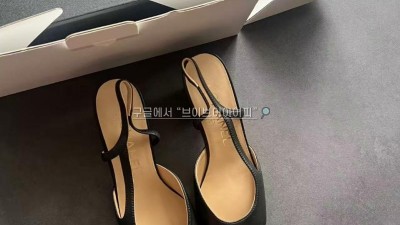 샤넬 슬링백 펌프스 블랙 G31318 35~40 굽 2.5cm, 굽 4.5cm 검수사진