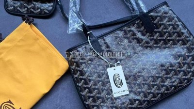 고야드 GOYARD 미니앙쥬 앙주백 블랙 양면 토트백 AMAANJOU MINI [사이즈] 20x10cm 검수사진 #vvip공장