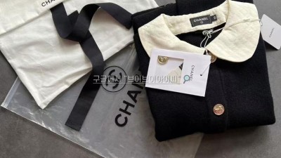 샤넬 25fw 탈착식 칼라 캐시미어 가디건 P80139 36 38 40 검수사진 #타지아