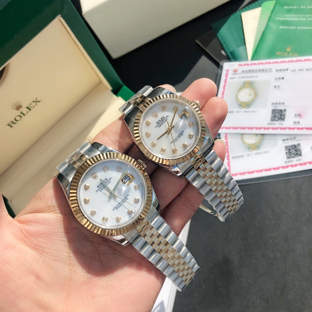 #신공장 로렉스 롤렉스 ROLEX 데이저스트 41MM + 18K 리얼 포금 옐로우골드 + ETA2824 오토메틱 무브먼트 / 로렉스 롤렉스 ROLEX 데이저스트 36MM + 18K 리얼 옐로우골드 + 천연다이아몬드세팅 + ETA2671 오토메틱무브먼트 ☆☆☆☆☆
