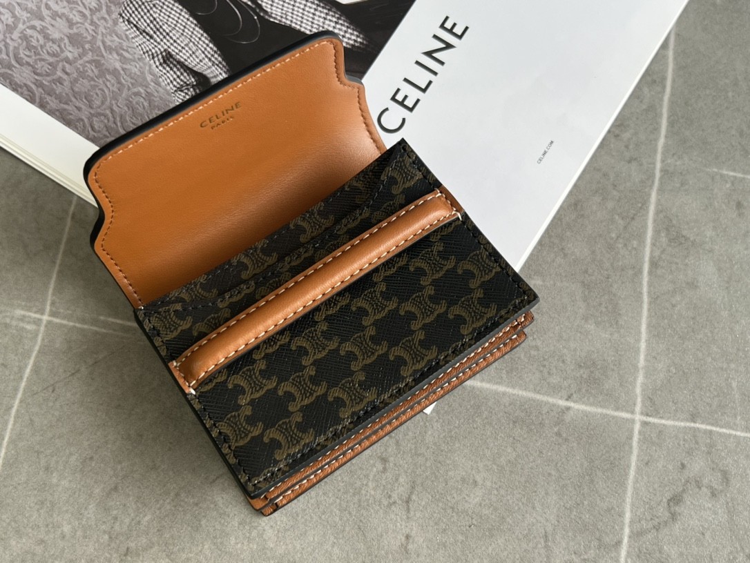 셀린느 CELINE 트리오페 캔버스 비지니스 카드홀더지갑 10E242BZ9.04LU SIZE 10*8*3cm ☆☆☆☆☆ #신공장