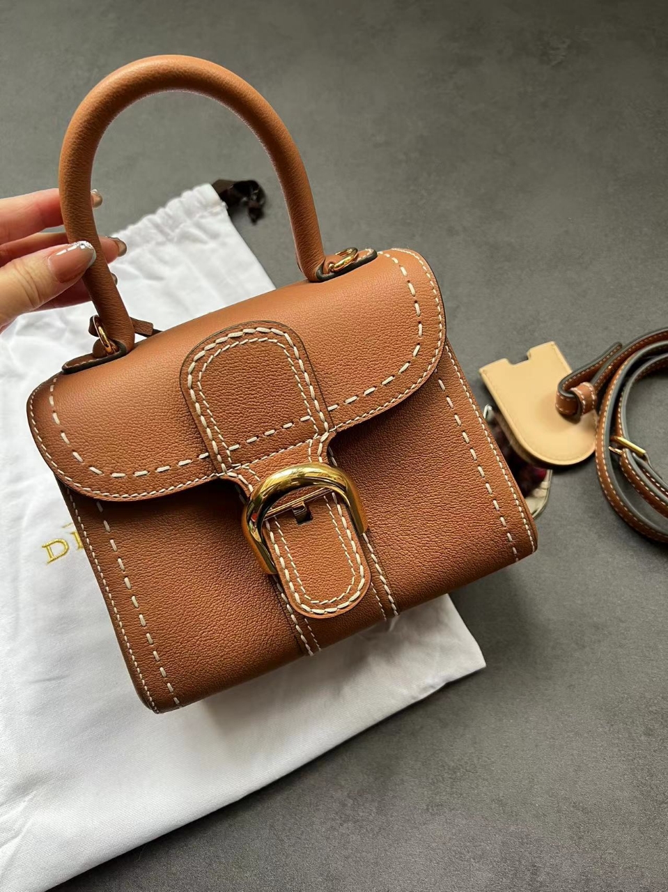 델보 DELVAUX 브리앙 미니 토트백 (2컬러) AA0406ADW0AKSPA [사이즈] 20*16*10cm #vvip공장