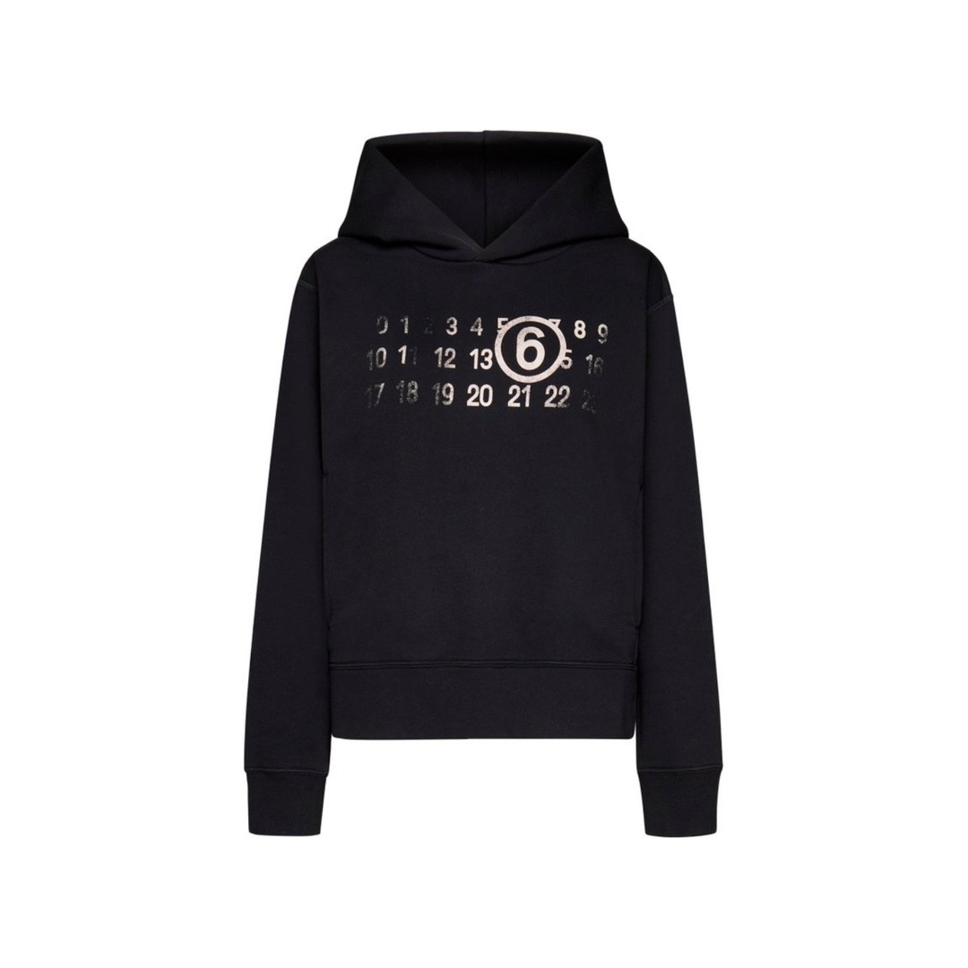 MM6 Maison Margiela 메종마르지엘라 페이드 넘버로고 프린팅 후드 티셔츠 [사이즈] XS S M L #터비에빵