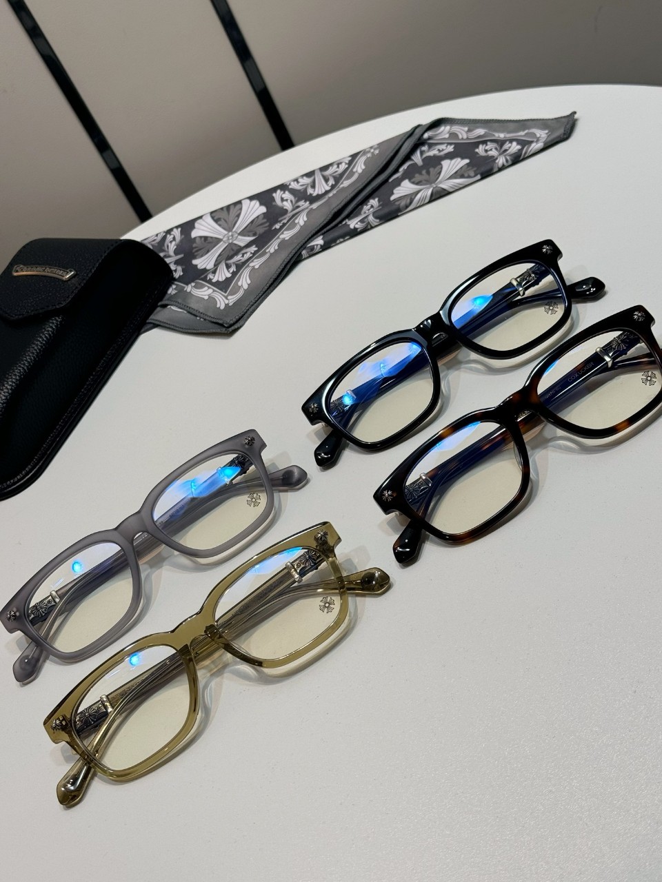 Chrome Hearts Cox Ucker 4컬러 크롬하츠 925실버 콕스 어커 안경 안경테