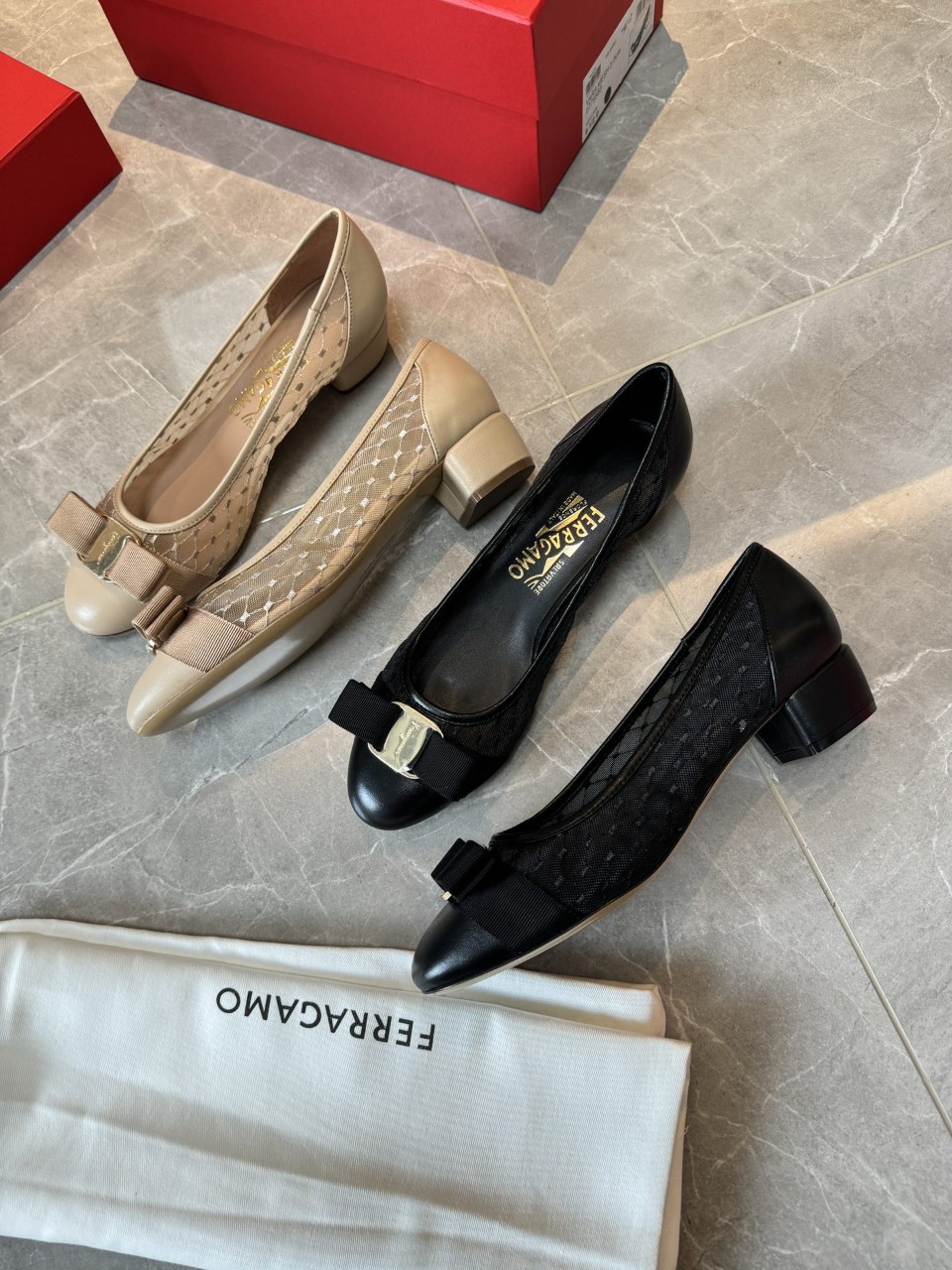 페라가모 Salvatore Ferragamo 바라 펌프스 34~40