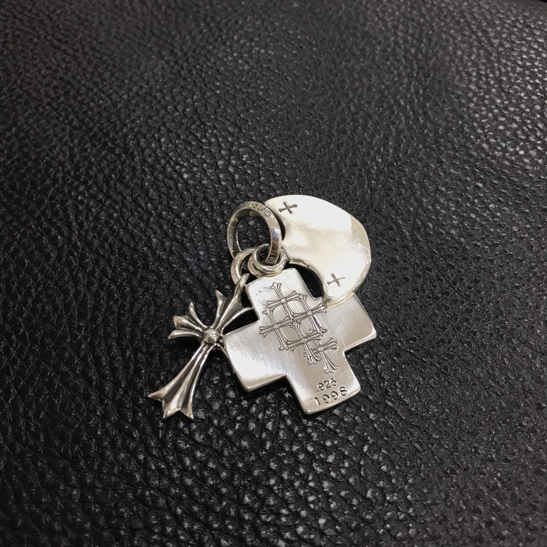 크롬하츠 Chrome Hearts 925실버 펜던트 레터링 목걸이
