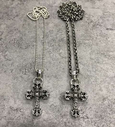 크롬하츠 Chrome Hearts 925실버 펜던트 레터링 목걸이