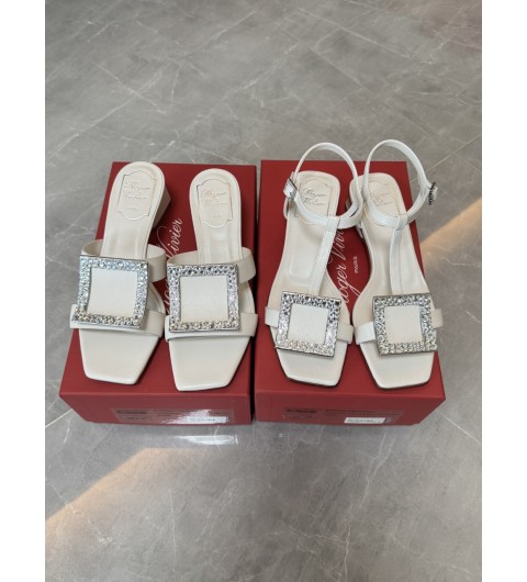 로저비비에 비키비브 메탈 버클 스트랩 샌들 RVW53624600BSSC 019 35~40 굽 2cm, 굽 4cm