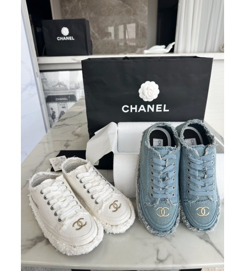 샤넬 CHANEL CC로고 자수 스니커즈 35~41 #해피샵