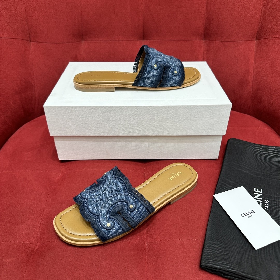 [셀린느] SS25 샌들 362675022C07BL 35~40 #폭스샵