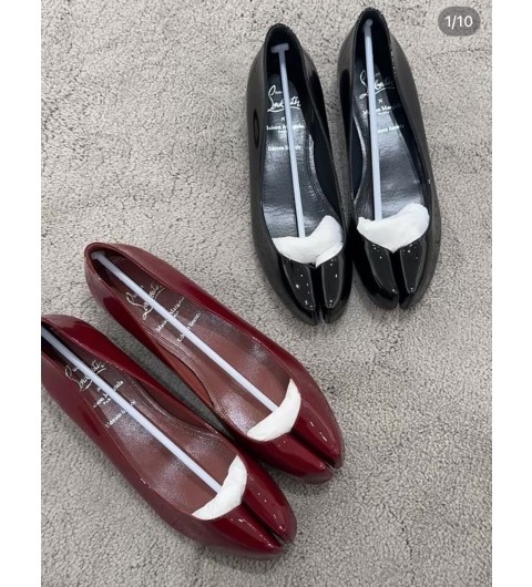 메종마르지엘라 x 크리스찬 루부탱 25SS MARLOUGIELA 타비 플랫슈즈 S39WZ0109P7374HB018 35~40 #폭스샵