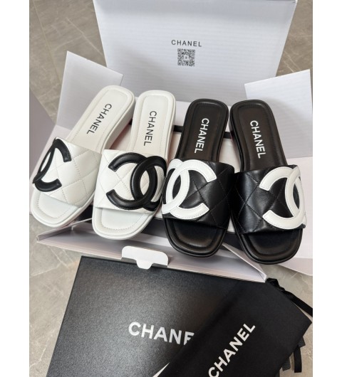 샤넬 CHANEL 가죽 뮬 슬리퍼 35~40