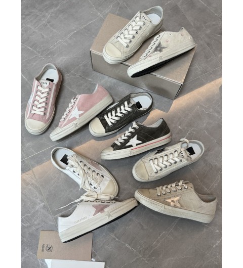 골든구스 GOLDEN GOOSE 레더 스타 스웨이드 브이스타 5컬러 35~41