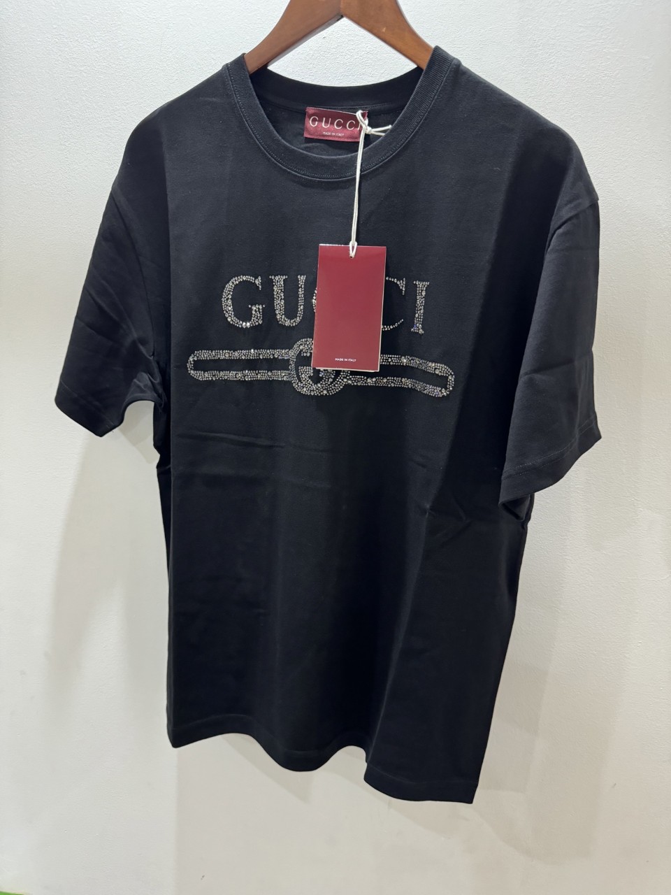 구찌 GUCCI 엠브로이더드 코튼 반소매 티셔츠 - 블랙 796395XJG361043 2872749 XS S M L XL XXL #vvip공장