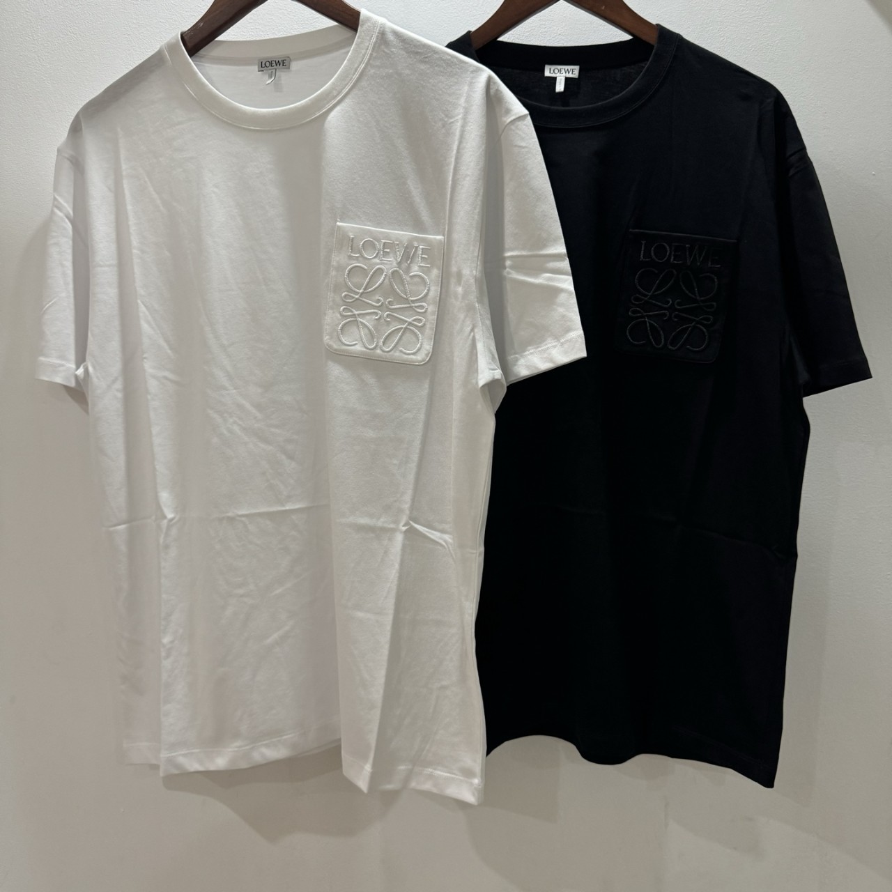 로에베 아나그램 로고 코튼 티셔츠 H526Y22XBC 2100 XS S M L XL XXL #vvip공장