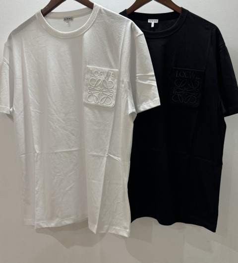 로에베 아나그램 로고 코튼 티셔츠 H526Y22XBC 2100 XS S M L XL XXL #vvip공장