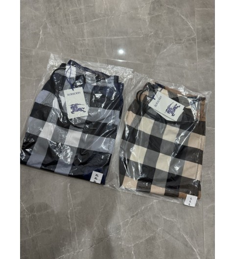 25SS 버버리 블루 체크 스윔 팬츠 8107273 BLUE CHECK XS S M L XL XXL #vvip공장