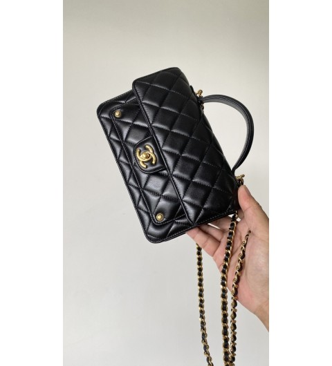 샤넬 체인 지갑 램스킨, 골드 메탈 버건디 AP4674 B21437 U1192 12x19x5cm #티무역