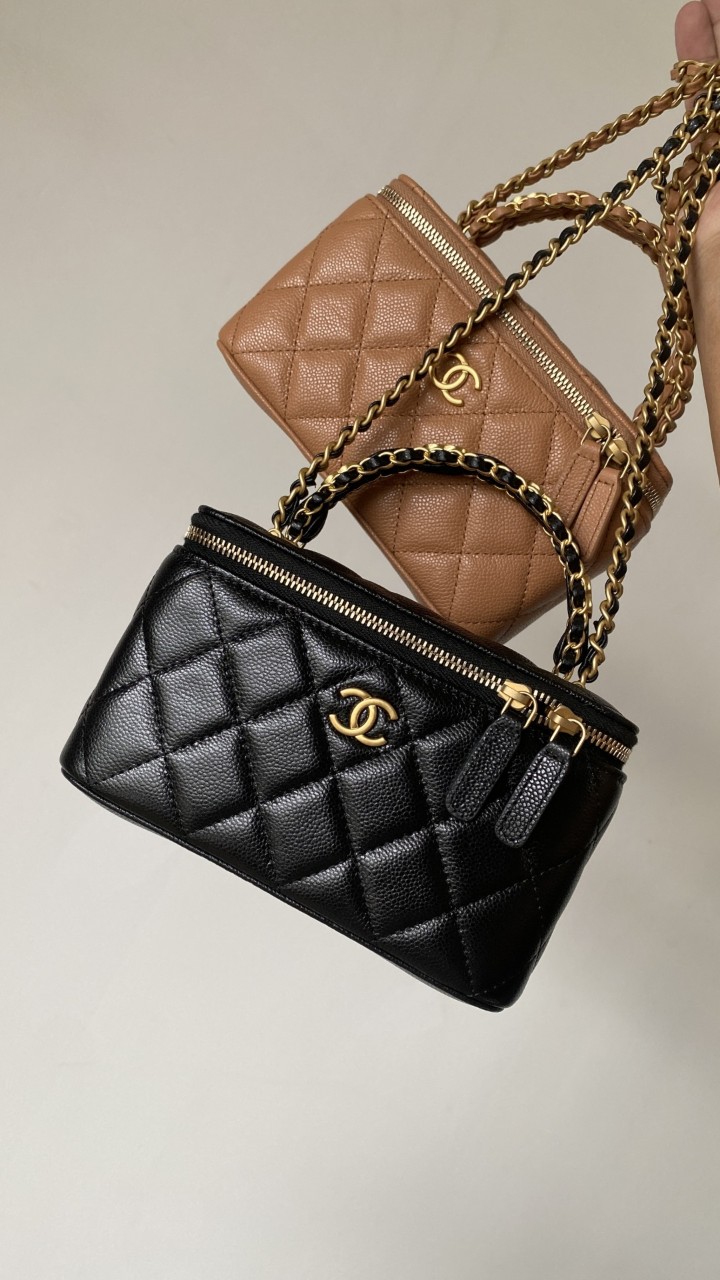 샤넬 CHANEL 25B 베니티 직사각 탑핸들 12x19.5x6.5cm #티무역
