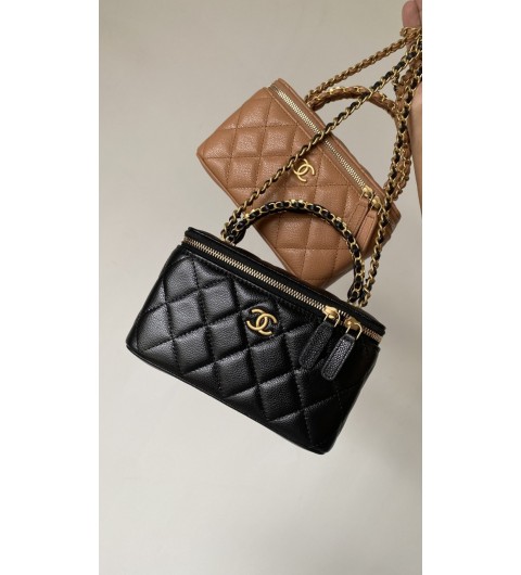 샤넬 CHANEL 25B 베니티 직사각 탑핸들 12x19.5x6.5cm #티무역