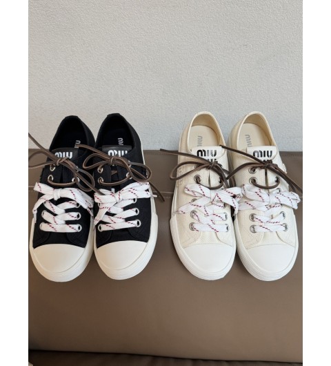 미우미우 워시드 데님 스니커즈 Washed denim sneakers 5E384E CSL F0002 F 005 35~40