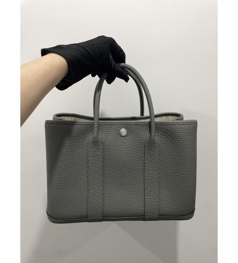 에르메스 HERMES 가든파티 30 그레이 #vvip공장